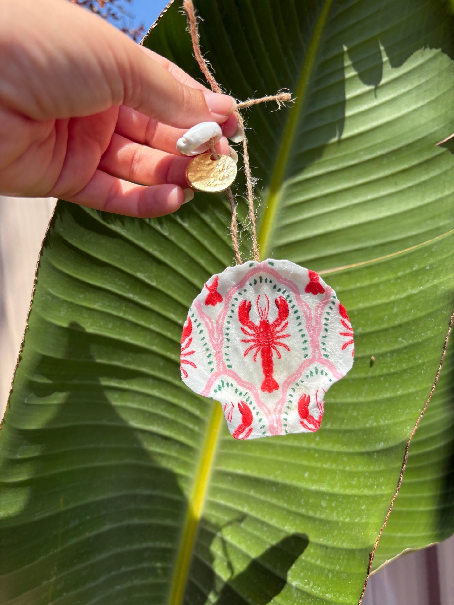 4 Pack Lobster ornaments